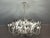 Dimensions * Height: 18.5 in. * Diameter: 38 in. * Chain Length: 38.4 in. (3.2 ft.) * Cord Length: 96 in. (8 ft.) *...