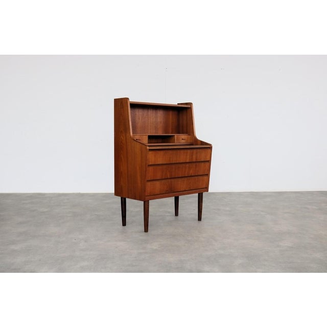Vintage Danish Secretary in Teak, 1960s For Sale - Image 9 of 9
