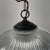 Metal Art Deco Industrial Glass Pendant Lamp from Holophane, France, 1930s For Sale - Image 7 of 17