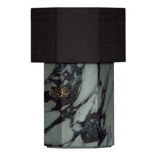 Octavia Calacatta Purple Lamp by Arch Plus Ultra For Sale