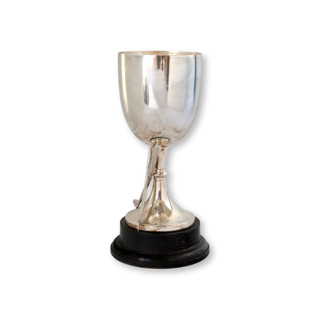 Cabin Mid 20th Century English Silver-Plate Golf Trophy For Sale - Image 3 of 3