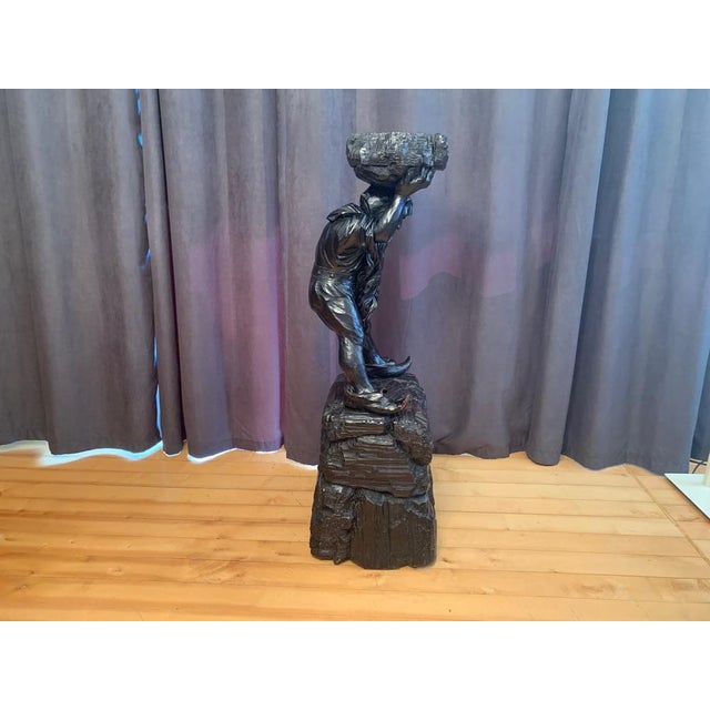 Swiss Artist, Black Forest Gnome or Dwarf, Late 19th Century, Limewood For Sale - Image 6 of 18