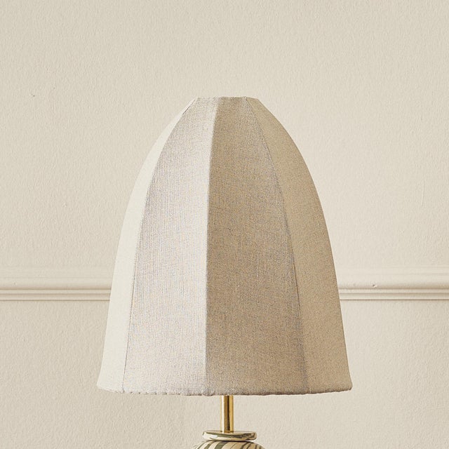 Edison Green & White Marble Table Lamp by Henry Holland Studio For Sale - Image 4 of 5