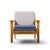 Hans Wegner for Getama GE290 Mid Century Oak Lounge Chair This chair measures: 29.75 wide x 31 deep x 30.25 high, with a...
