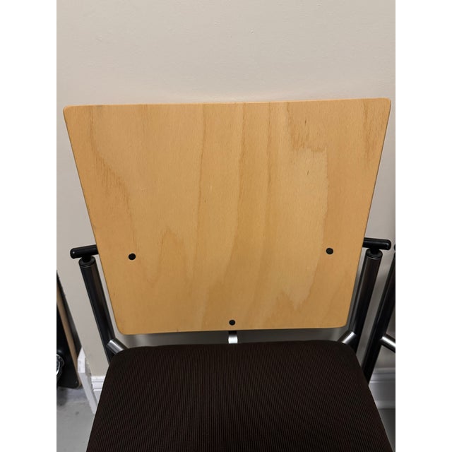 Vintage Kusch+Co Mid Century/Post Modern Stacking Chairs Set of 4 For Sale - Image 15 of 17