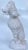 White Standard Poodle Dog Statue Garden Ornament Mid 20th Century For Sale - Image 4 of 10