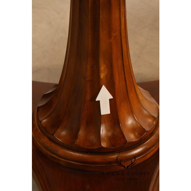 Ethan Allen Townhouse Collection Round Pedestal Side Table For Sale - Image 14 of 18