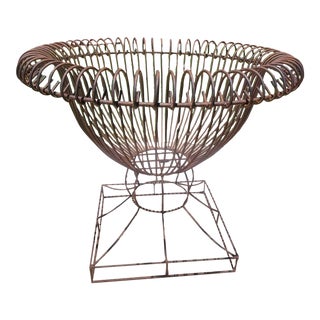 French Style Wire Planter For Sale