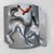 Vintage Japanese Sanshū Ibushi-Gin Eto Wall Tile with Dog, 1980s For Sale - Image 6 of 8