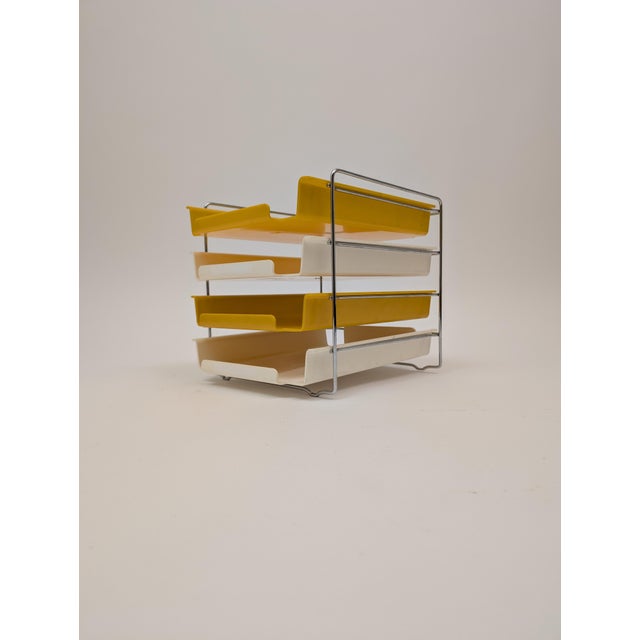 Postmodern Vintage Danish Paper Organiser by Andreas Hansen for Svend Wohlert For Sale - Image 3 of 8