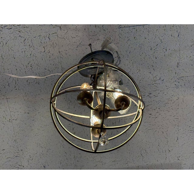 Crystorama Solaris Three-Light Mini Chandelier For Sale - Image 9 of 12