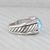 2020s David Yurman 6.10ctw Blue Topaz Diamond Ring Sterling Silver Size 6.25 For Sale - Image 5 of 7