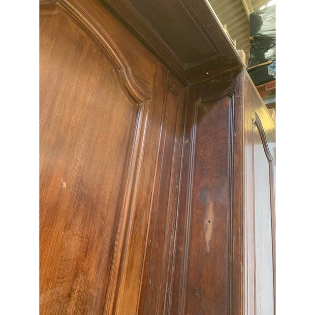 Louis xv style carved oak paneling comprising a double three-panel door two returns and two cupboard doors dimensions: h...