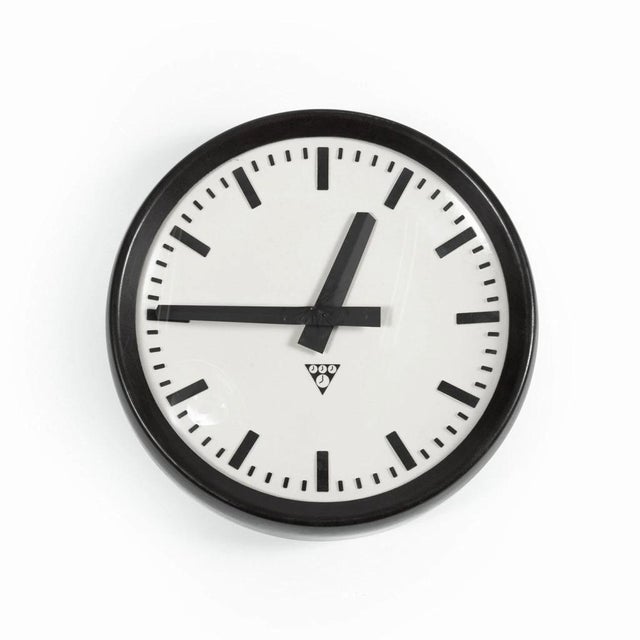 Glass PJ 27 Clock from Pragotron, 1970s For Sale - Image 7 of 7