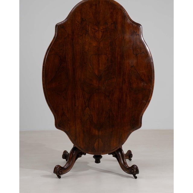 Victorian Victorian Tilt-Top Table with Hidden Compartment on Casters, Antique, United Kingdom, 19th Century For Sale - Image 3 of 18