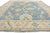 Tribal Vintage Blue Oushak Area Rug, 09'02 X 11'09 For Sale - Image 3 of 9