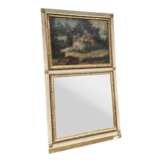 Mid 18th Century Louis XIV Trumeau Mirror For Sale