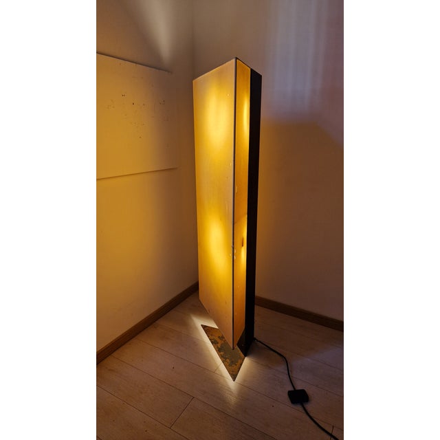 Vintage Floor Lamp in Metal and Canvas by Cini Boeri for Artemide, 1970s For Sale - Image 11 of 12