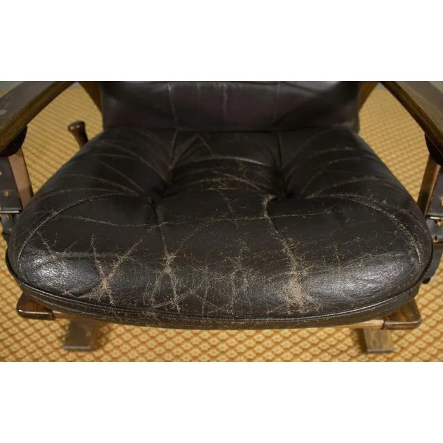 Set of Reclining Armchair with Footrest, 1970 For Sale - Image 3 of 12