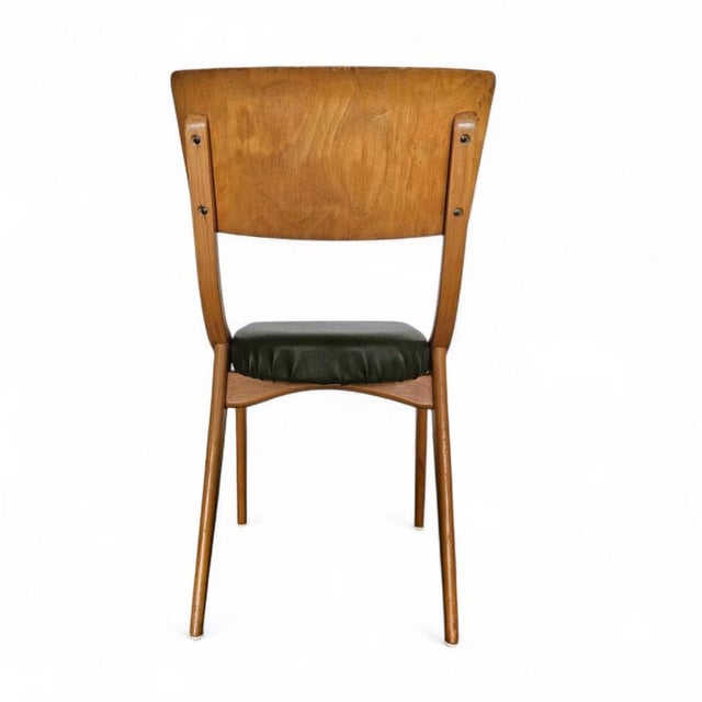 4 x Wooden Dining Benchairs 136 / Chairs by Stol Kamnik / 1960s / Slovenië 4 x Wooden Dining Benchairs 136 / Chairs by...