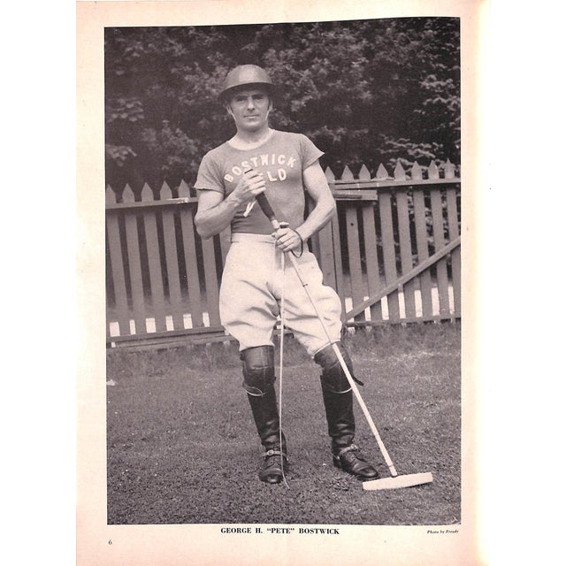 Polo Bostwick Field Summer Season 1947 Program For Sale - Image 4 of 16