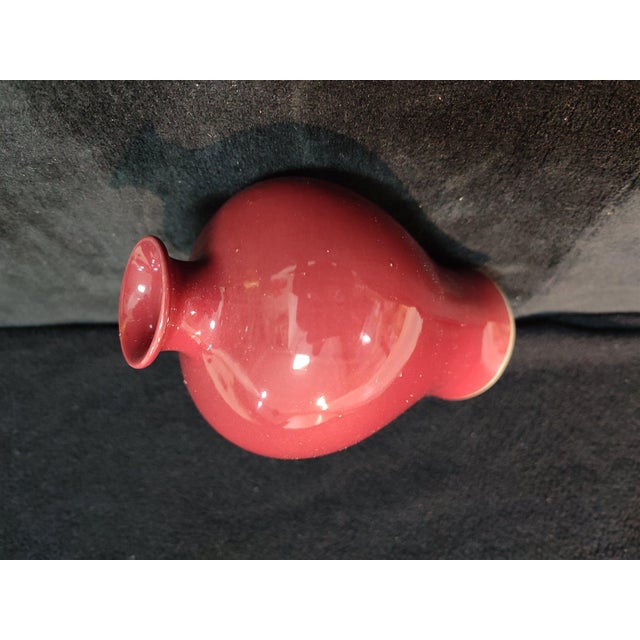 Chinese Ceramic Vase,Kangxi Marked Red Glaze Porcelain Plum Vase For Sale - Image 9 of 11