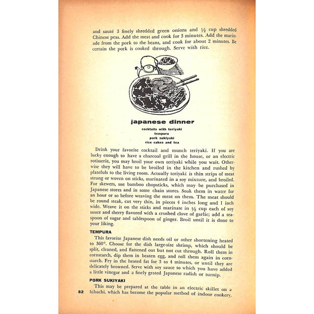 Traditional "Cookbook for Entertaining: 489 Tested Recipes and Menus for Every Occasion" 1954 Beard, Jim For Sale - Image 3 of 11