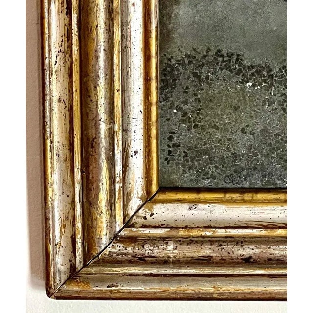 19th Century Italian Silver Gilt Mirror For Sale - Image 4 of 8