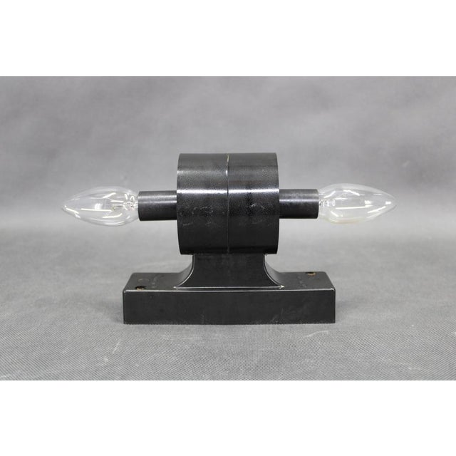 1960s Mid-Century Modern Bakelite and Glass Wall Light, Czechoslovakia, 1960s For Sale - Image 5 of 10