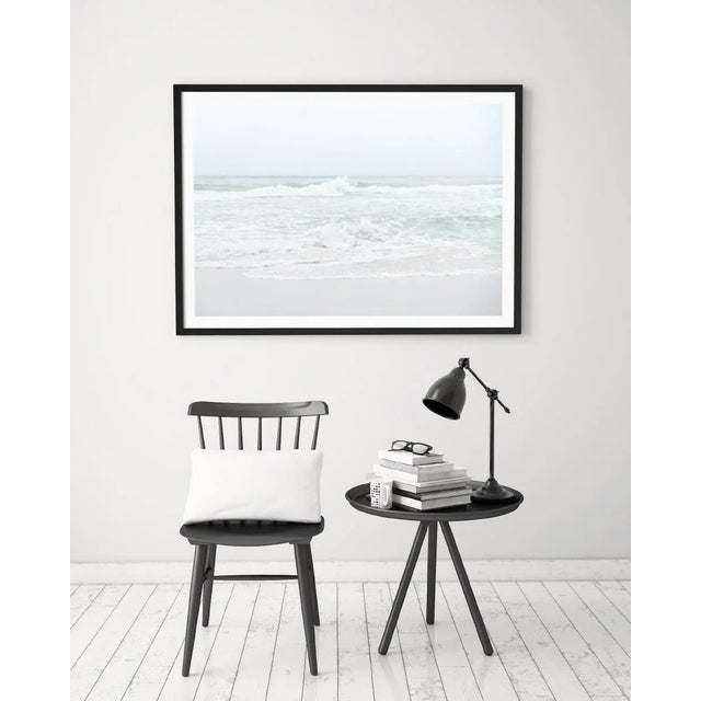 Contemporary Contemporary Minimalist Beach Fine Art Photography Print, 45 X 30" Coastal Wall Art, 'Neutral Waves' Artwork For Sale - Image 3 of 8