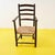Antique Straw Armchair, 1900s For Sale - Image 6 of 6