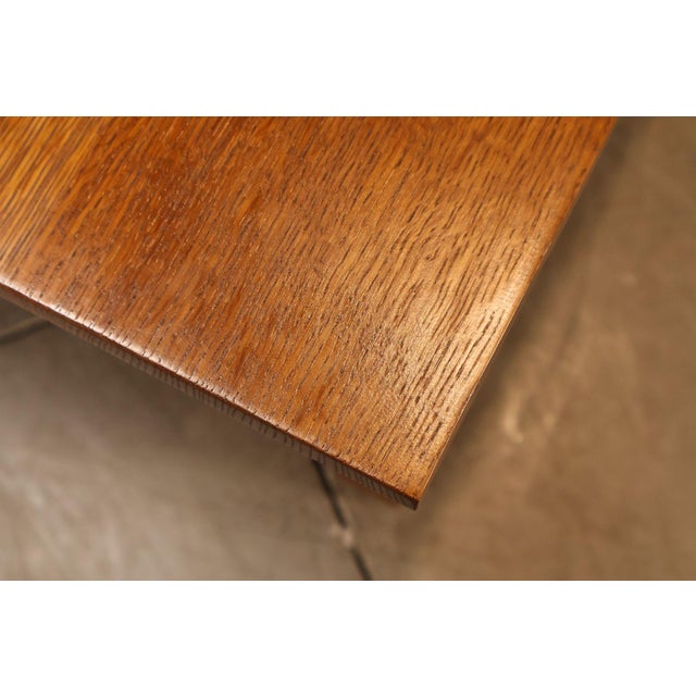 Stickley Mission Collection Oak Coffee Table With Drawers For Sale - Image 11 of 18