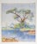 Vintage mid 20th century pastel on paper lakeside wetlands landscape with egret. By Simon Michael (1905-2002), a noted...