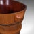Brown Antique Waste Paper Basket, Dutch, Cedar, Brass, Home Office Bin, Late Victorian For Sale - Image 8 of 9