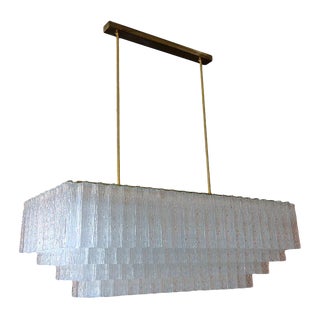 1960s Vistosi Mid-Century Modern Chandelier For Sale