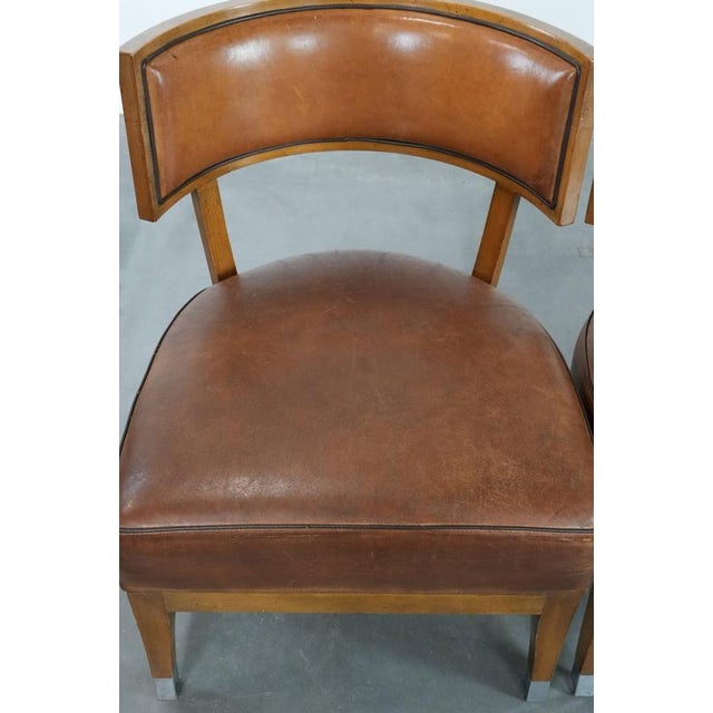 Vintage Armchairs in Sheepskin, Set of 4 For Sale - Image 6 of 18