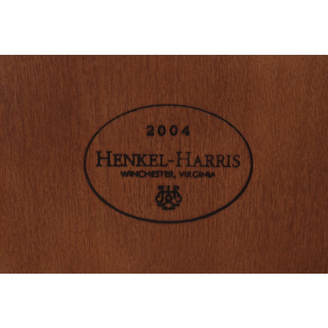 Henkel Harris Mahogany Arch Top Wall Mirror For Sale - Image 13 of 13