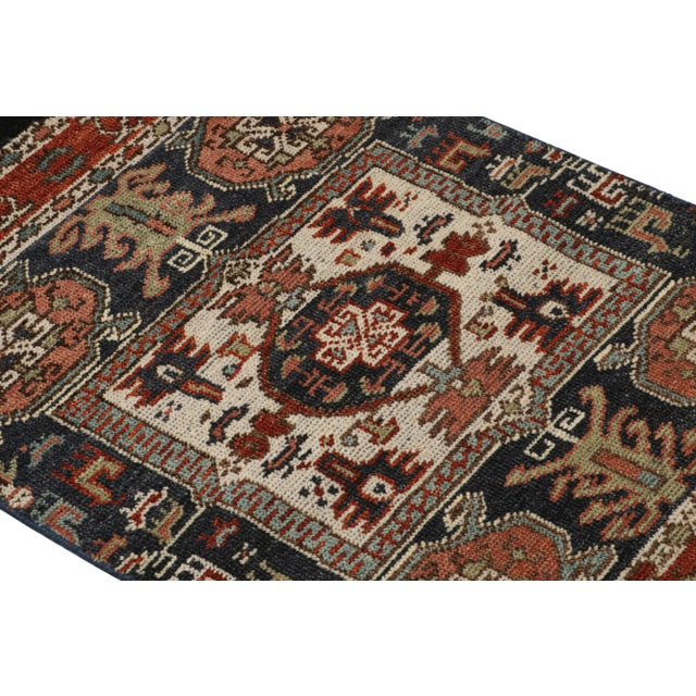 2010s Rug & Kilim’s Tribal Style Rug With Primitivist Geometric Pattern and Medallions For Sale - Image 5 of 7