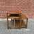 Mid Century Modern Nesting Side Tables With Cane Shelves For Sale - Image 4 of 12