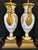 Pair of Paris Porcelain Gilt Napoleon Empire Swan Handled Urn Lamps, Mid to Late 19th Century For Sale In New York - Image 6 of 12