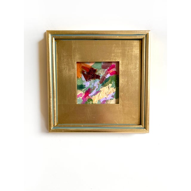 2020s "Thorny Thicket" Set of Four Framed Mini Paintings by Jessalin Beutler For Sale - Image 5 of 8