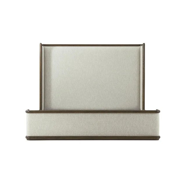 Modern Modern Upholstered Bed - Cali King For Sale - Image 3 of 6