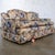 Mid-20th Century Traditional Sofa or Loveseat With Floral Chintz Fabric and Front Brass Ball Casters For Sale - Image 18 of 18