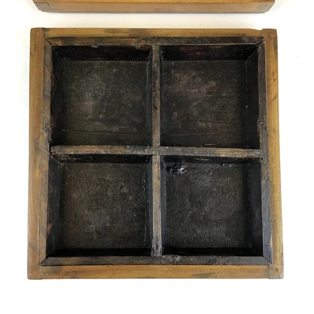 Antique Asian Treasure Wooden Box For Sale In Portland, ME - Image 6 of 11