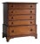 Vintage Walnut Chest of Drawers With Hidden Cedar Chest For Sale