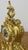 Gold Vintage Rococo Mantel Clock in Brass For Sale - Image 8 of 14