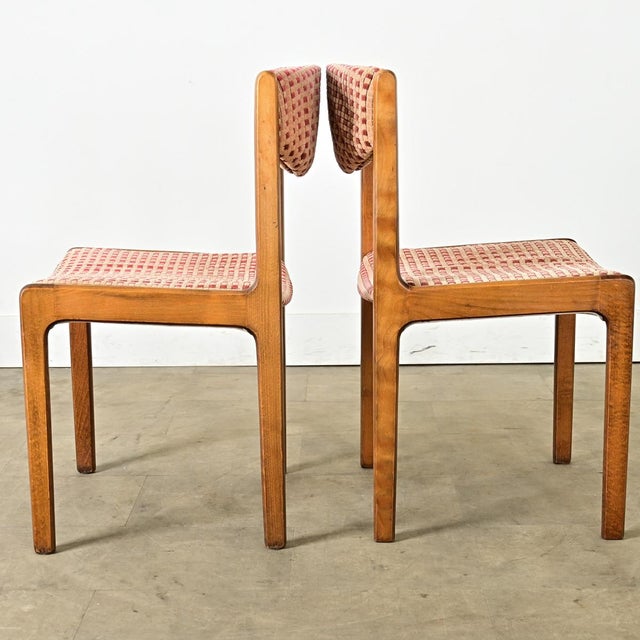 Late 20th Century French Vintage Midcentury Dining Chairs Set of 6 For Sale In Baton Rouge - Image 6 of 15