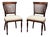 Edwardian Walnut Chairs by Silvio Cavatorta, 1940s, Set of 2 For Sale