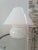 Magnificent mushroom lamp, model 6282, by Glashütte Limburg. Germany, 1970s. Clear and white Limburg glass. Original...