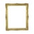 Vintage gold-colored pine frame featuring acanthus and floral ornamentation in a classic Baroque style, 20th century. This...